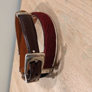 90s Vintage Brighton Belt Multicolor Horsehair RARE!!!
